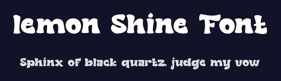 lemon Shine Font by sugiharto1790 — Sans Serif Font — thumbnail 2