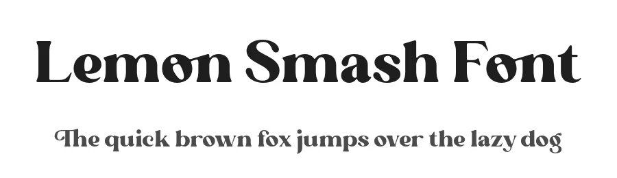 Lemon Smash Font by Krismagraph — Serif Font