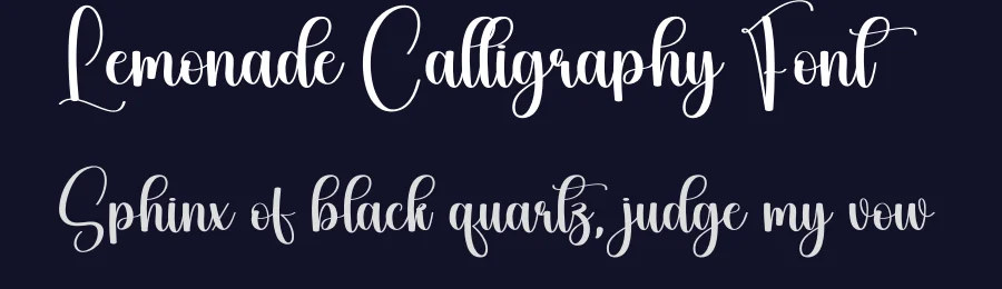 Lemonade Calligraphy Font by creativeletter — Script Handwritten Font — thumbnail 2