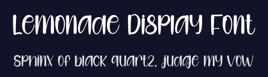 Lemonade Display Font by inermediaSTUDIO — Display Font — thumbnail 2