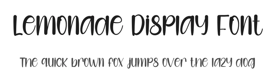 Lemonade Display Font by inermediaSTUDIO — Display Font