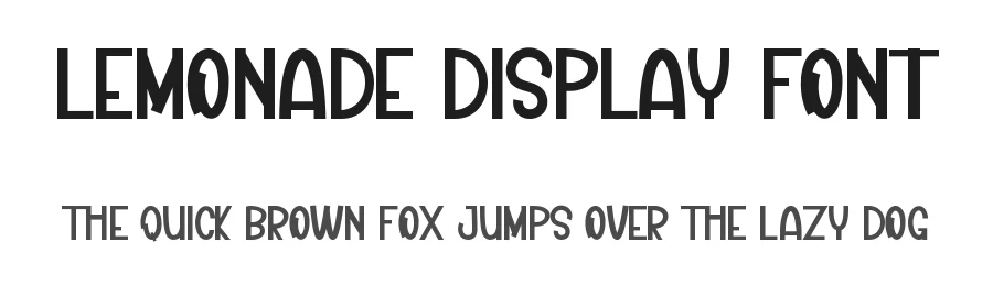 Lemonade Display Font by inermediaSTUDIO — Display Font