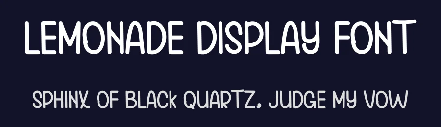 Lemonade Display Font by inermediaSTUDIO — Display Font — thumbnail 2