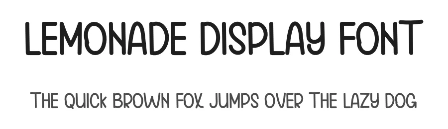 Lemonade Display Font by inermediaSTUDIO — Display Font