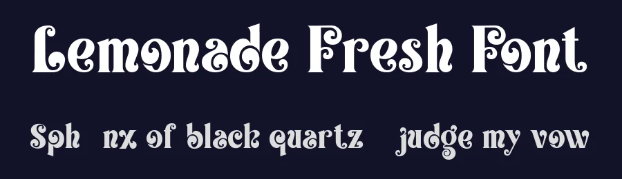 Lemonade Fresh Font by Say Studio — Display Font — thumbnail 2