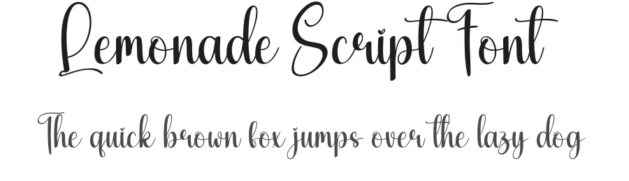 Lemonade Script Font by creativeletter — Script Handwritten Font