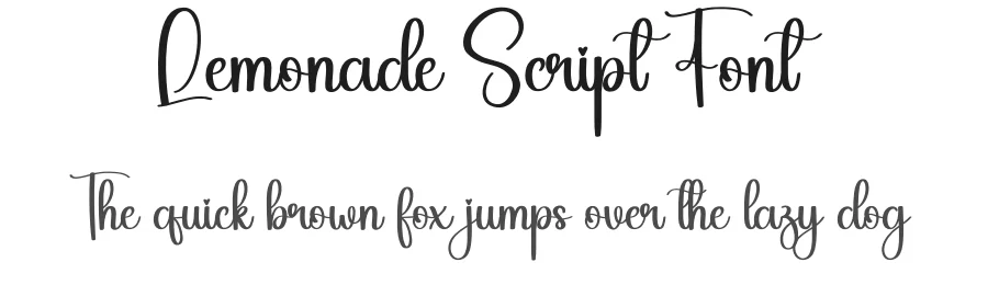 Lemonade Script Font by andikastudio — Script Handwritten Font