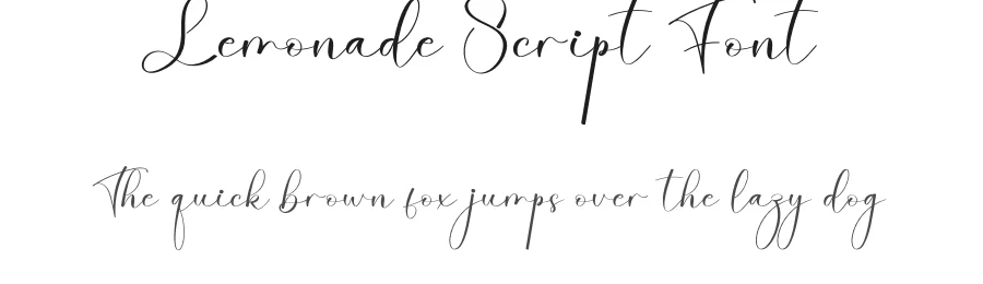 Lemonade Script Font by creativeletter — Script Handwritten Font