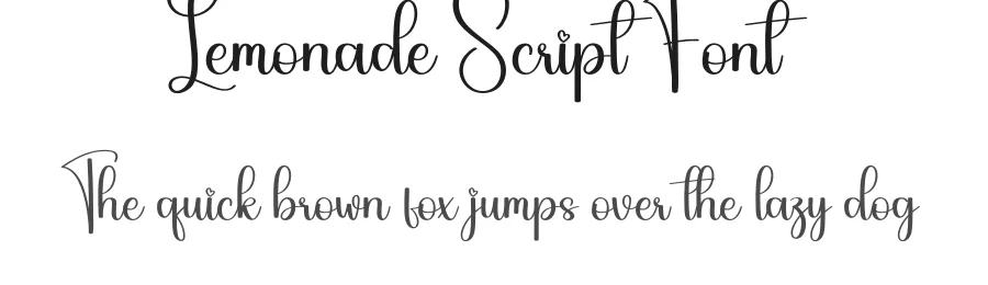 Lemonade Script Font by creativeletter — Script Handwritten Font