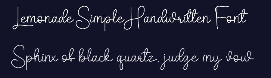 Lemonade Simple Handwritten Font by andikastudio — Script Handwritten Font — thumbnail 2