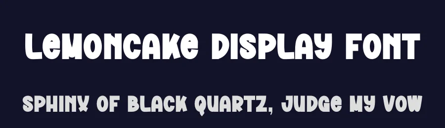 Lemoncake Display Font by andikastudio — Display Font — thumbnail 2