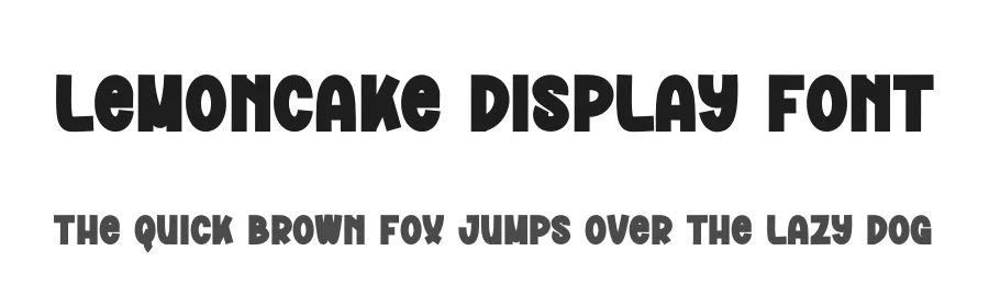Lemoncake Display Font by andikastudio — Display Font