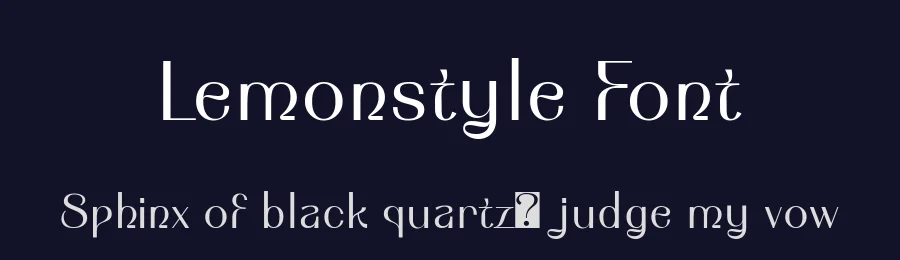 Lemonstyle Font by ffeeaarr — Sans Serif Font — thumbnail 2