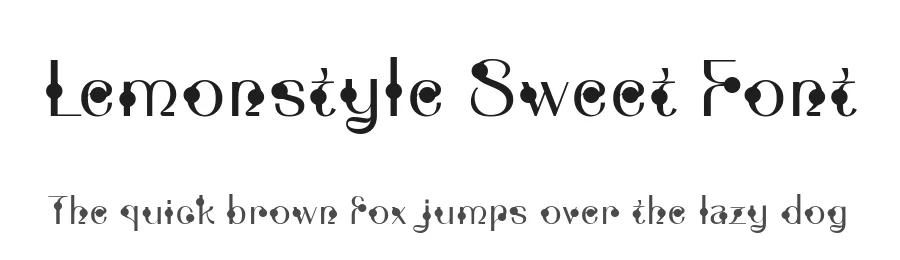 Lemonstyle Sweet Font by ffeeaarr — Display Font
