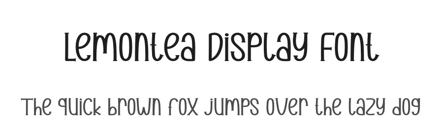 Lemontea Display Font by creativeletter — Display Font