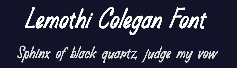 Lemothi Colegan Font by ErmediaStudio — Script Handwritten Font — thumbnail 2
