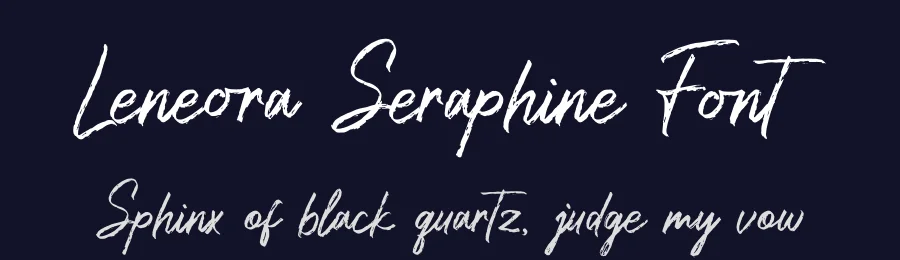 Leneora Seraphine Font by Denustudios — Script Handwritten Font — thumbnail 2
