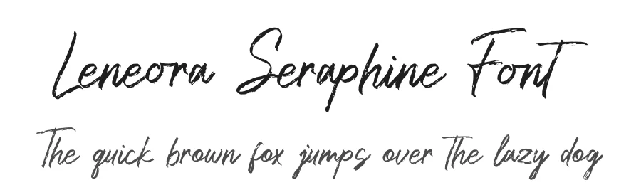 Leneora Seraphine Font by Denustudios — Script Handwritten Font