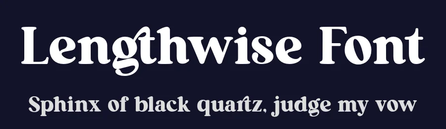 Lengthwise Font by UICreative — Serif Font — thumbnail 2