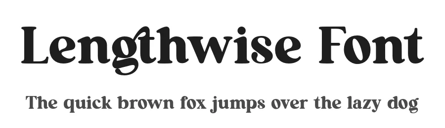 Lengthwise Font by UICreative — Serif Font