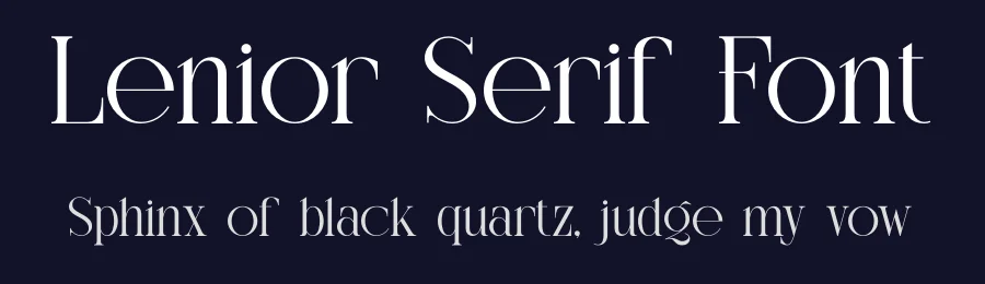 Lenior Serif Font by ErmediaStudio — Serif Font — thumbnail 2