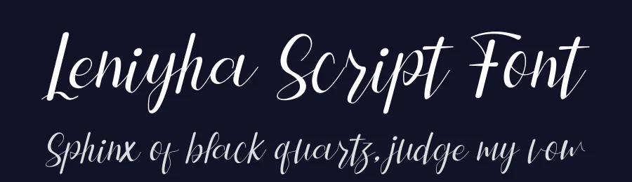 Leniyha Script Font by letterenastudios — Script Handwritten Font — thumbnail 2