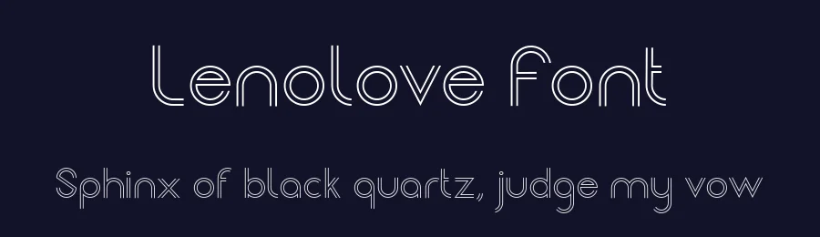 Lenolove Font by Artiqlogy — Display Font — thumbnail 2