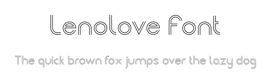Lenolove Font by Artiqlogy — Display Font