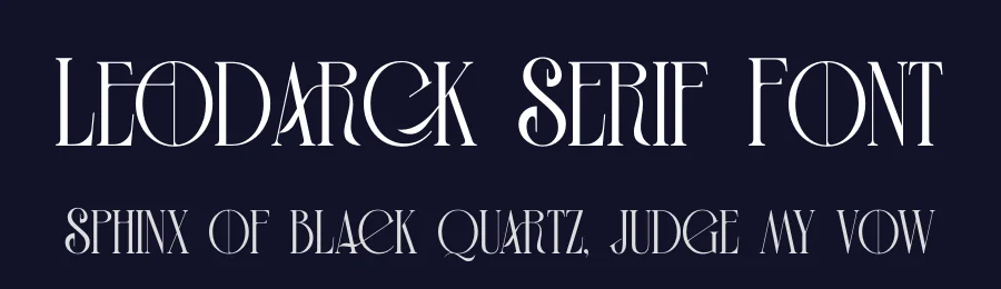 Leodarck Serif Font by timelesstype.co — Serif Font — thumbnail 2