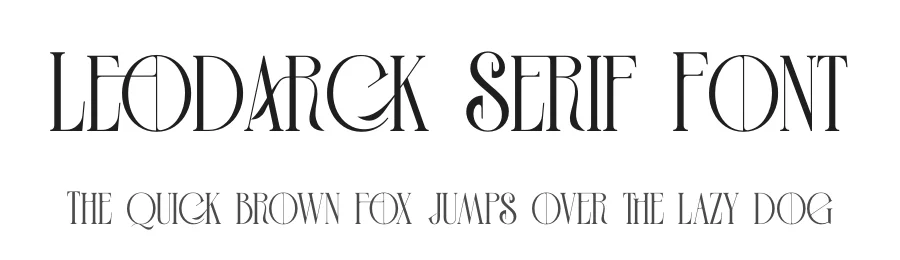 Leodarck Serif Font by timelesstype.co — Serif Font