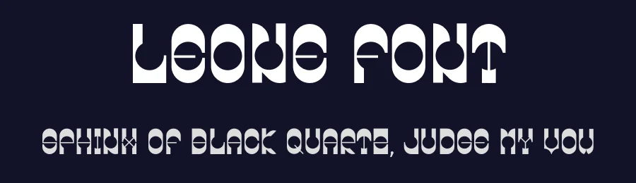 Leone Font by Pietro Filippeschi — Display Font — thumbnail 2