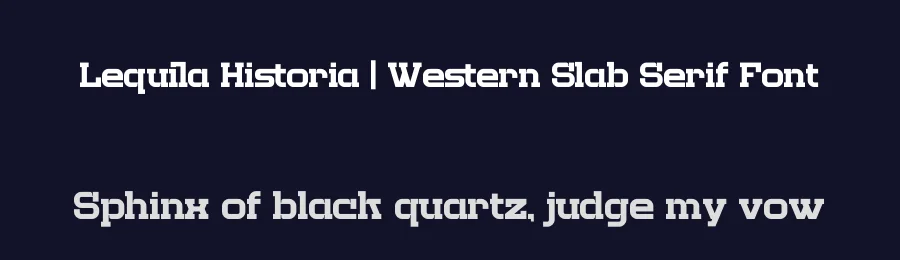 Lequila Historia | Western Slab Serif Font by Gracetypestudio — Slab Serif Font — thumbnail 2