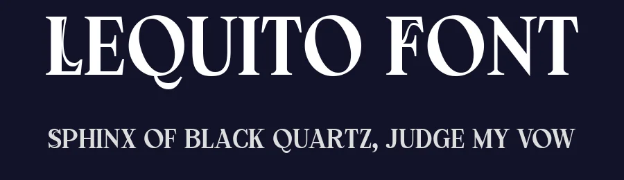 Lequito Font by Hole Hope Design — Serif Font — thumbnail 2