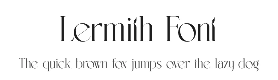 Lermith Font by timelesstype.co — Display Font
