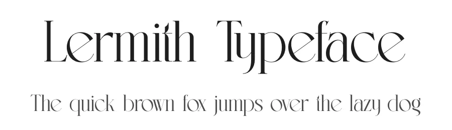 Lermith Typeface by timelesstype.co — Display Font