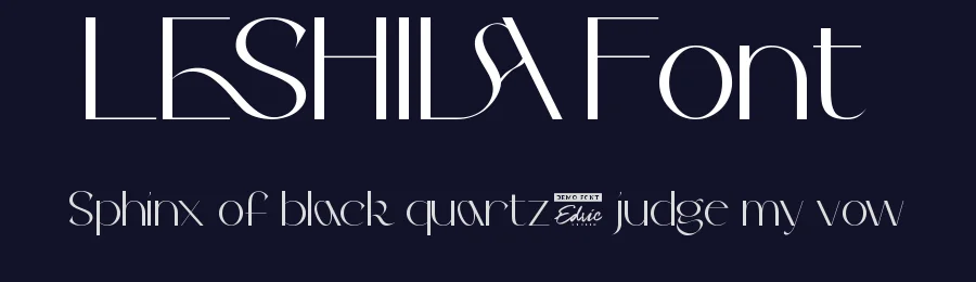 Leshila Font by edricstudio — Sans Serif Font — thumbnail 2