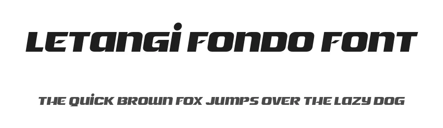 Letangi Fondo Font by Twicolabs Fontdation — Display Font