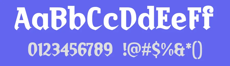 Lethalik Font by Drizy — Blackletter Font — thumbnail 3