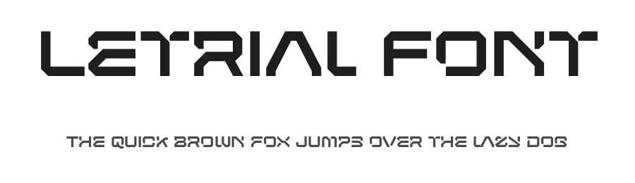 Letrial Font by sentype — Display Font