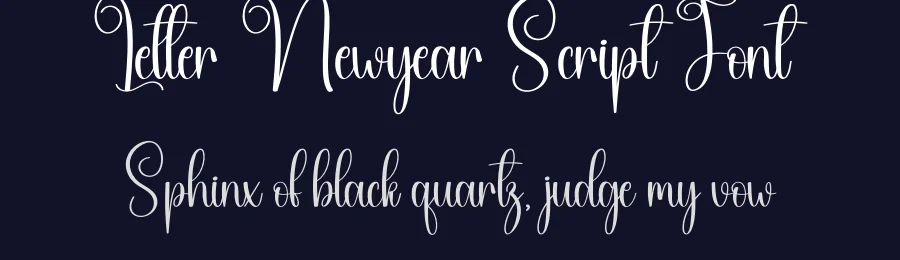 Letter Newyear Script Font by andikastudio — Script Handwritten Font — thumbnail 2