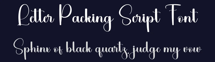 Letter Packing Script Font by freshtypeink — Script Handwritten Font — thumbnail 2