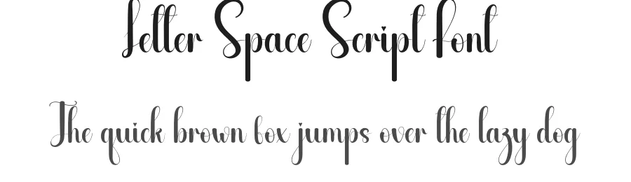 Letter Space Script Font by andikastudio — Script Handwritten Font