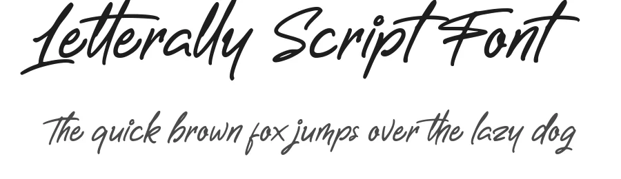 Letterally Script Font by Ketikata Studio — Script Handwritten Font