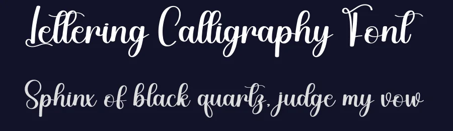 Lettering Calligraphy Font by andikastudio — Script Handwritten Font — thumbnail 2