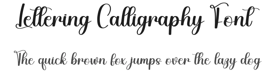 Lettering Calligraphy Font by andikastudio — Script Handwritten Font