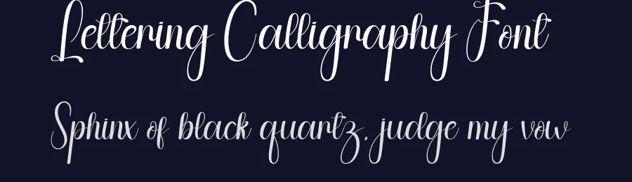 Lettering Calligraphy Font by andikastudio — Script Handwritten Font — thumbnail 2