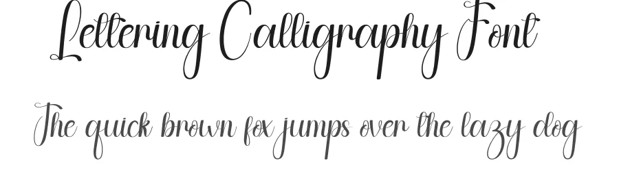 Lettering Calligraphy Font by andikastudio — Script Handwritten Font