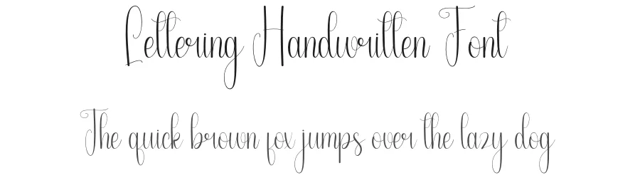 Lettering Handwritten Font by andikastudio — Script Handwritten Font