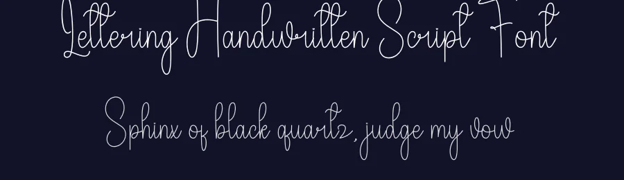 Lettering Handwritten Script Font by andikastudio — Script Handwritten Font — thumbnail 2