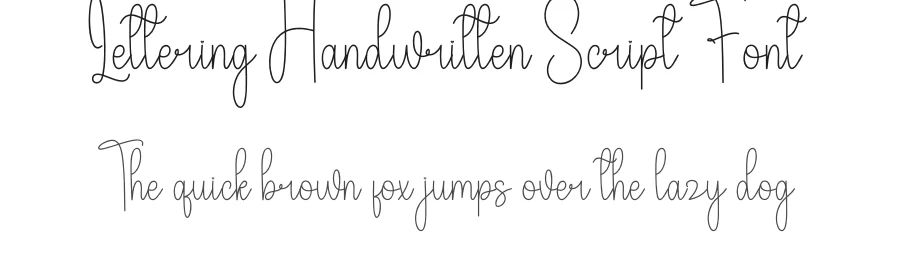 Lettering Handwritten Script Font by andikastudio — Script Handwritten Font